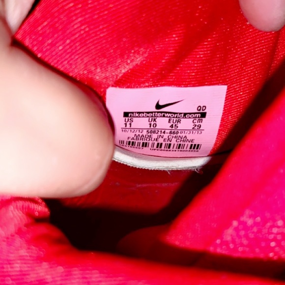 COPY - Nike Air Yezzy 2 “Red October’ size 11m - Picture 2 of 2